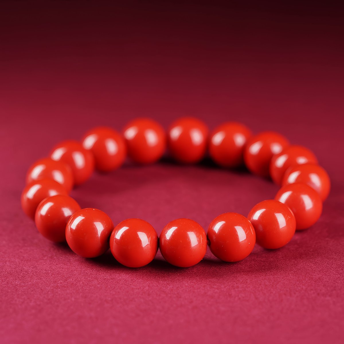 Natural Cinnabar Bracelet