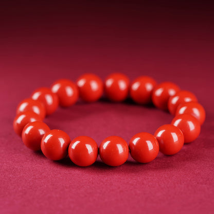 Natural Cinnabar Bracelet