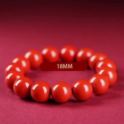 Natural Cinnabar Bracelet