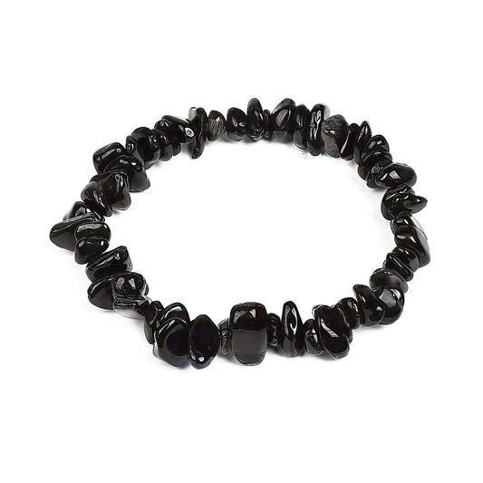 Obsidian Gravel Bracelet