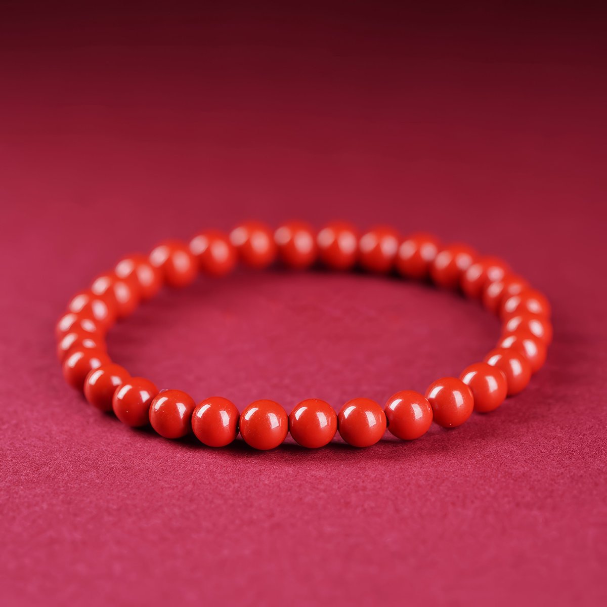 Natural Cinnabar Bracelet