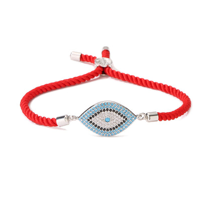 Powerful Protection - Zircon Evil Eye Red String Bracelet