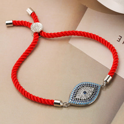 Powerful Protection - Zircon Evil Eye Red String Bracelet