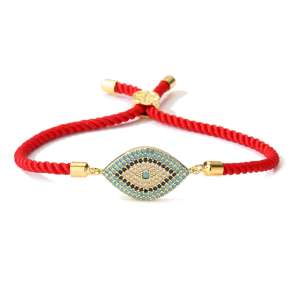 Powerful Protection - Zircon Evil Eye Red String Bracelet