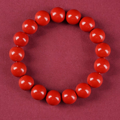 Natural Cinnabar Bracelet