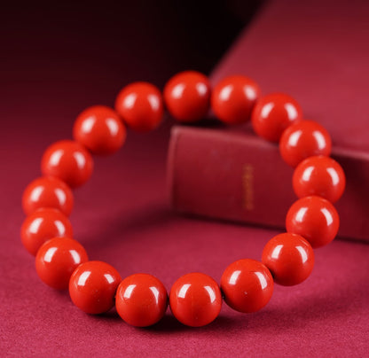 Natural Cinnabar Bracelet