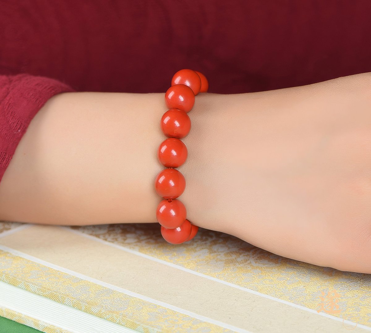 Natural Cinnabar Bracelet