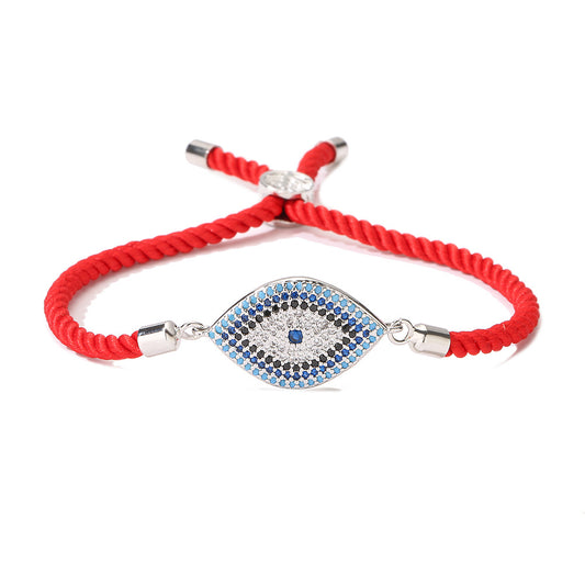 Powerful Protection - Zircon Evil Eye Red String Bracelet