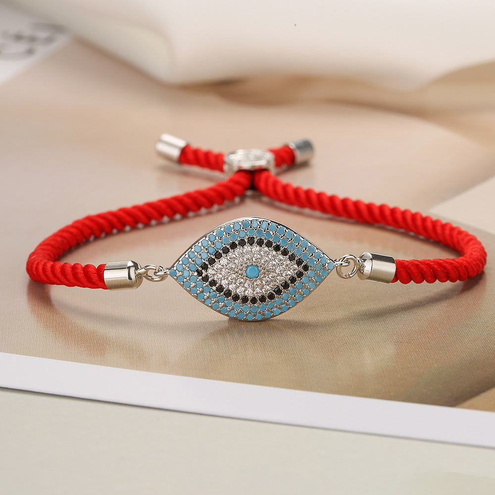 Powerful Protection - Zircon Evil Eye Red String Bracelet