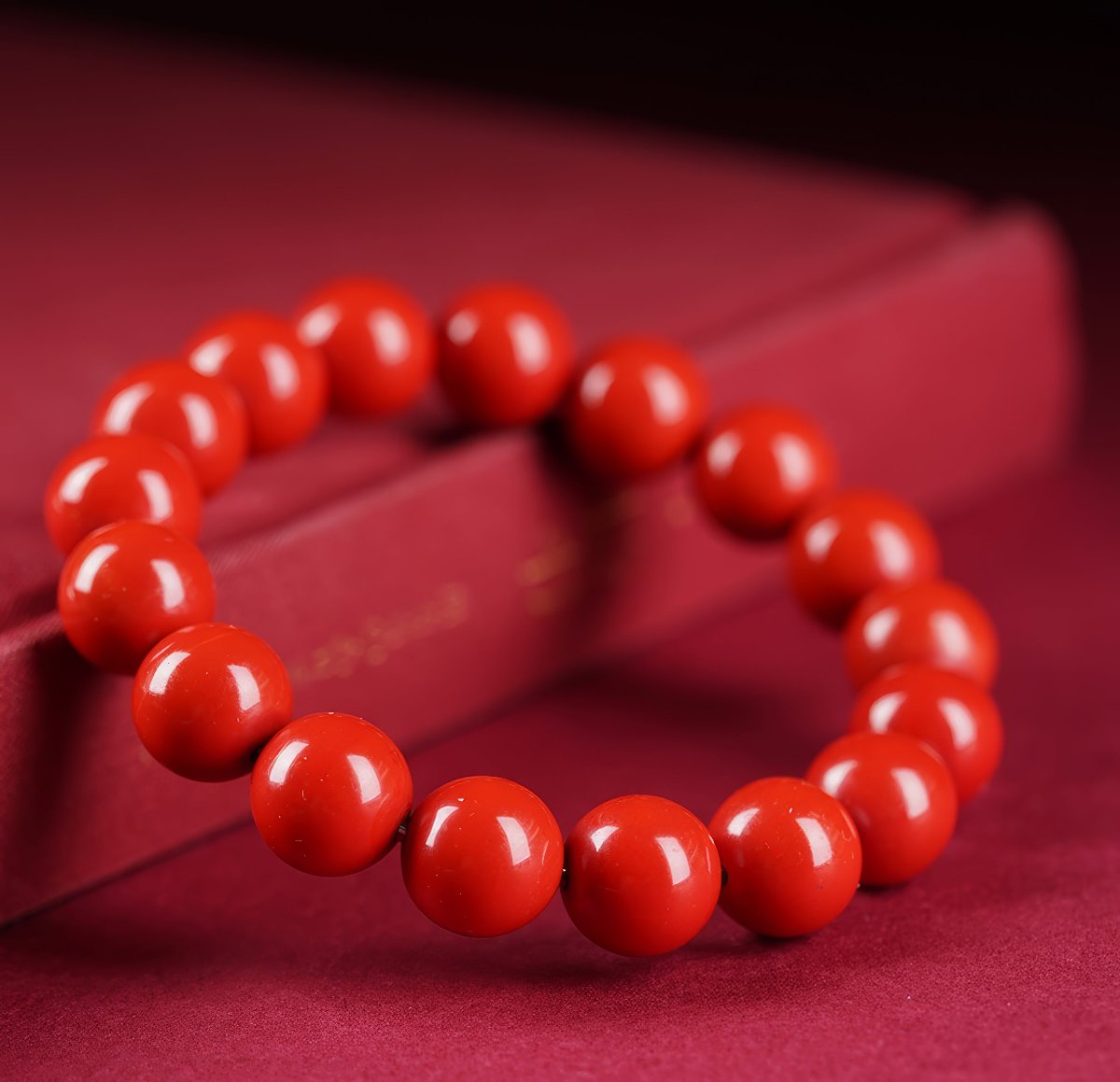 Natural Cinnabar Bracelet