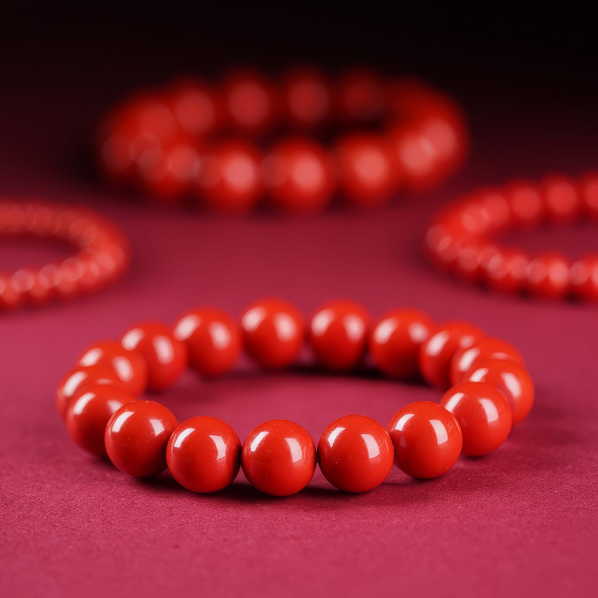 Natural Cinnabar Bracelet